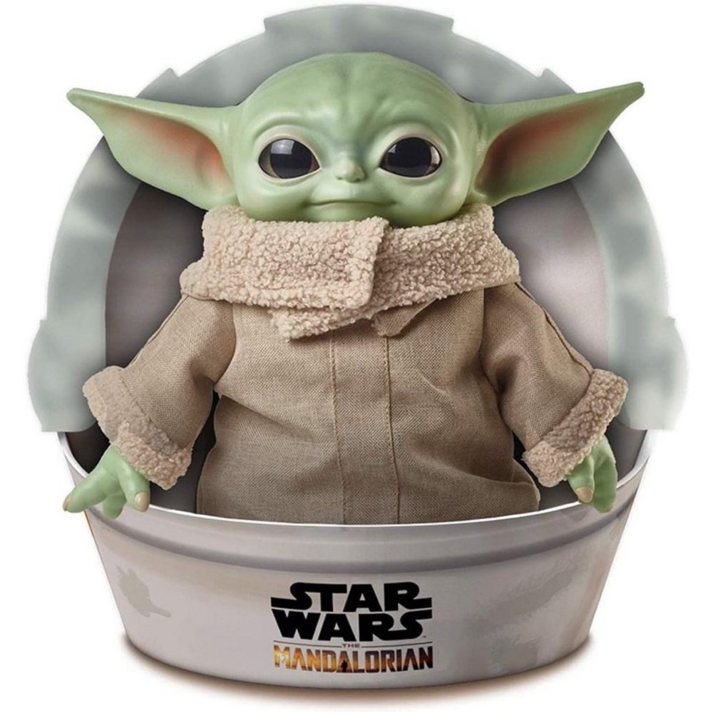 Star Wars Grogu Plush in Green with Tan Sherpa Coat